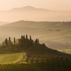 Alba in Val D'Orcia