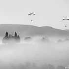 Alba in Val D'Orcia