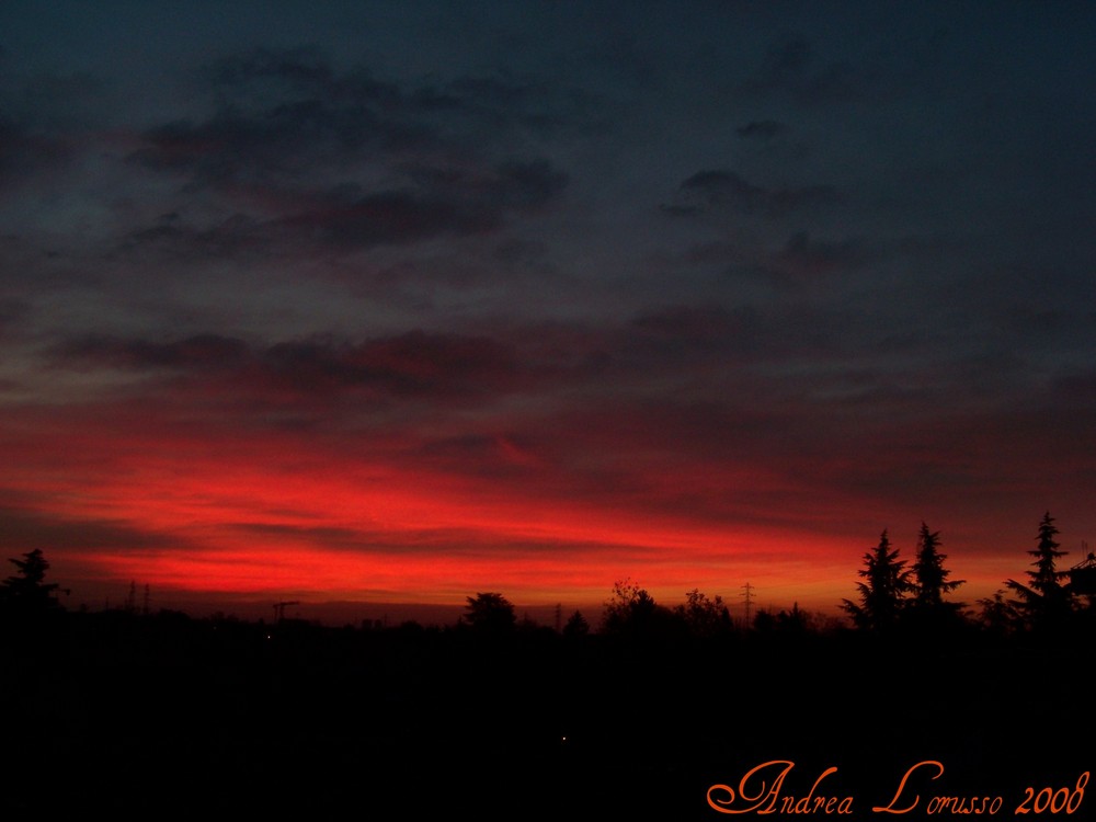 Alba infuocata...