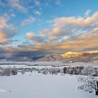 Alba innevata in val di non