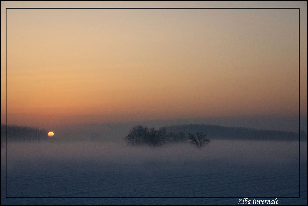 Alba invernale