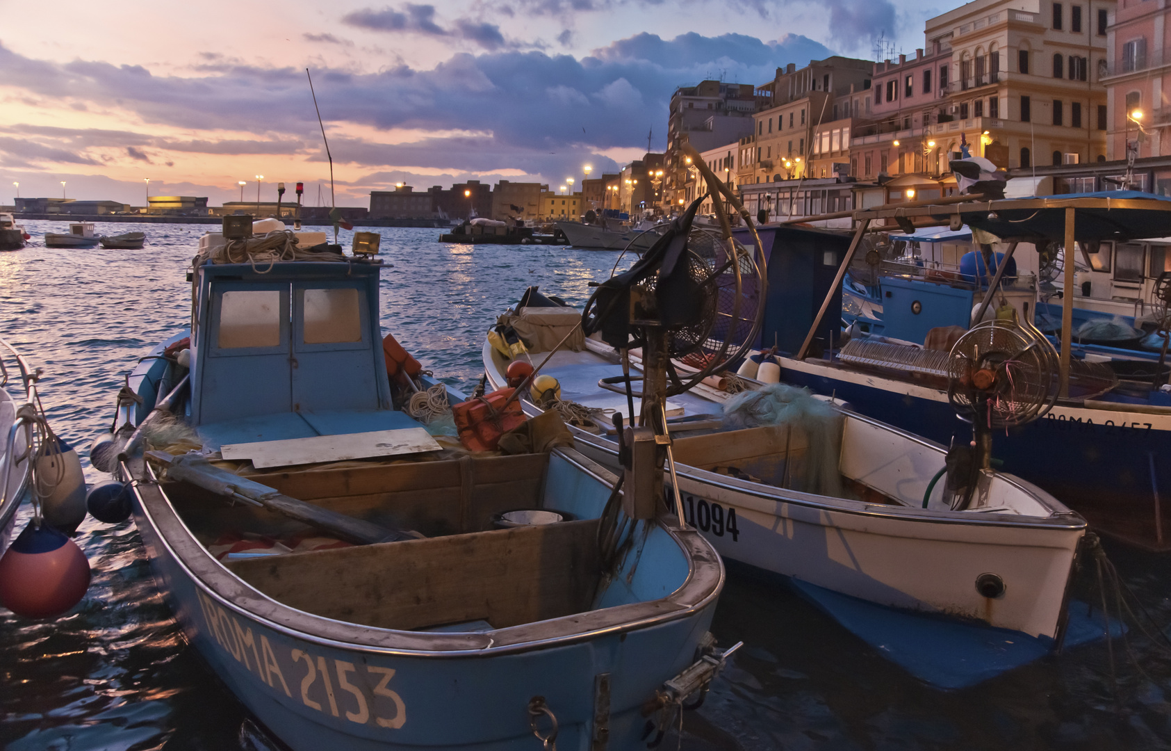 Alba nel porto di Anzio 2