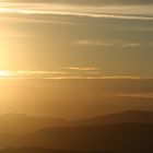 Alba nelle colline di Firenze