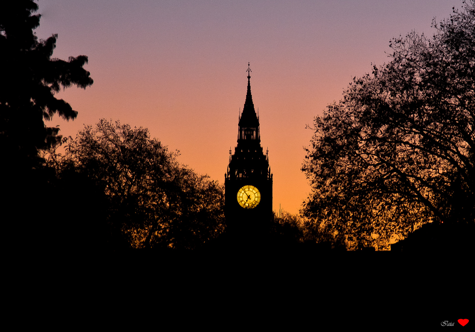 Alba sul Big Ben