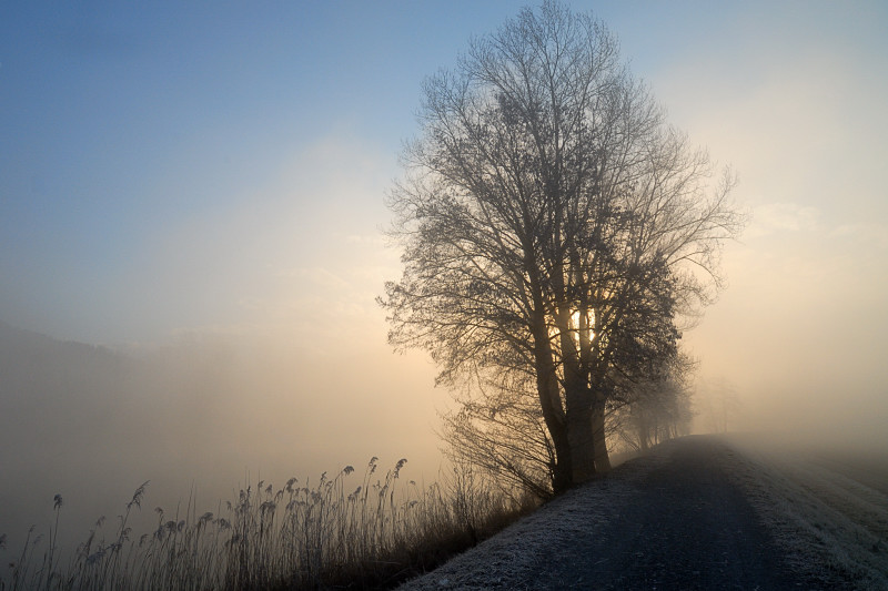 Alba sul fiume