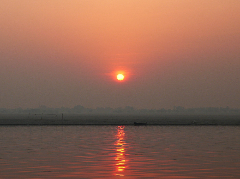 Alba sul Fiume Gange