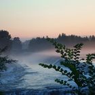 Alba sul fiume Isonzo