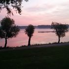 Alba sul lago di Mantova