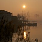 alba sul lago di Pusiano ( Lc )