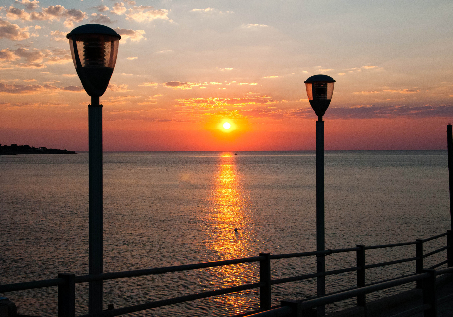 Alba sul mare di Avola