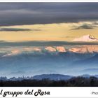 Alba sul monte Rosa