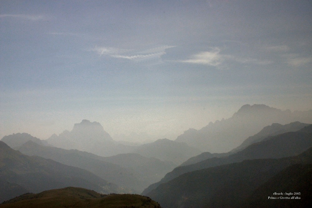 alba sul Pelmo e Civetta - Dolomiti