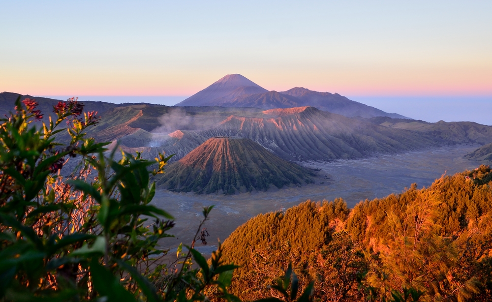 Alba sul vulcano