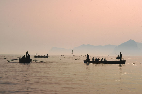 Alba sulla Tonnara di Bonagia (Trapani)