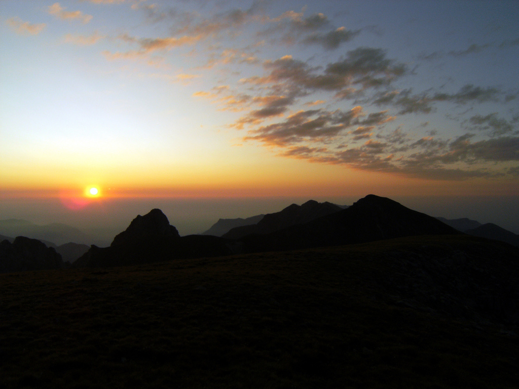 Alba sulle Alpi