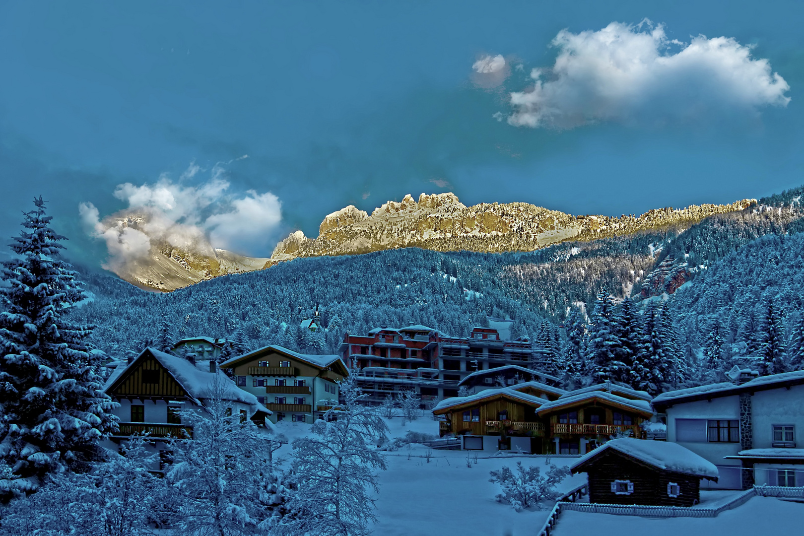 Alba sulle Dolomiti