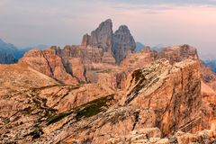 Alba sulle Dolomiti di Sesto,