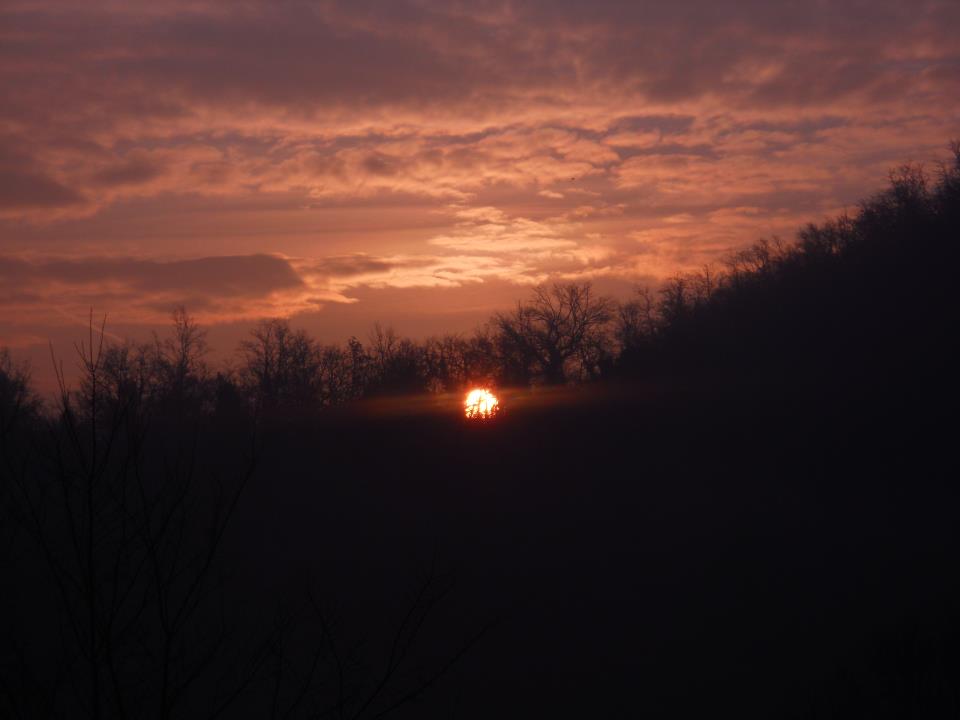 Alba tra le colline del narnese(Tr)