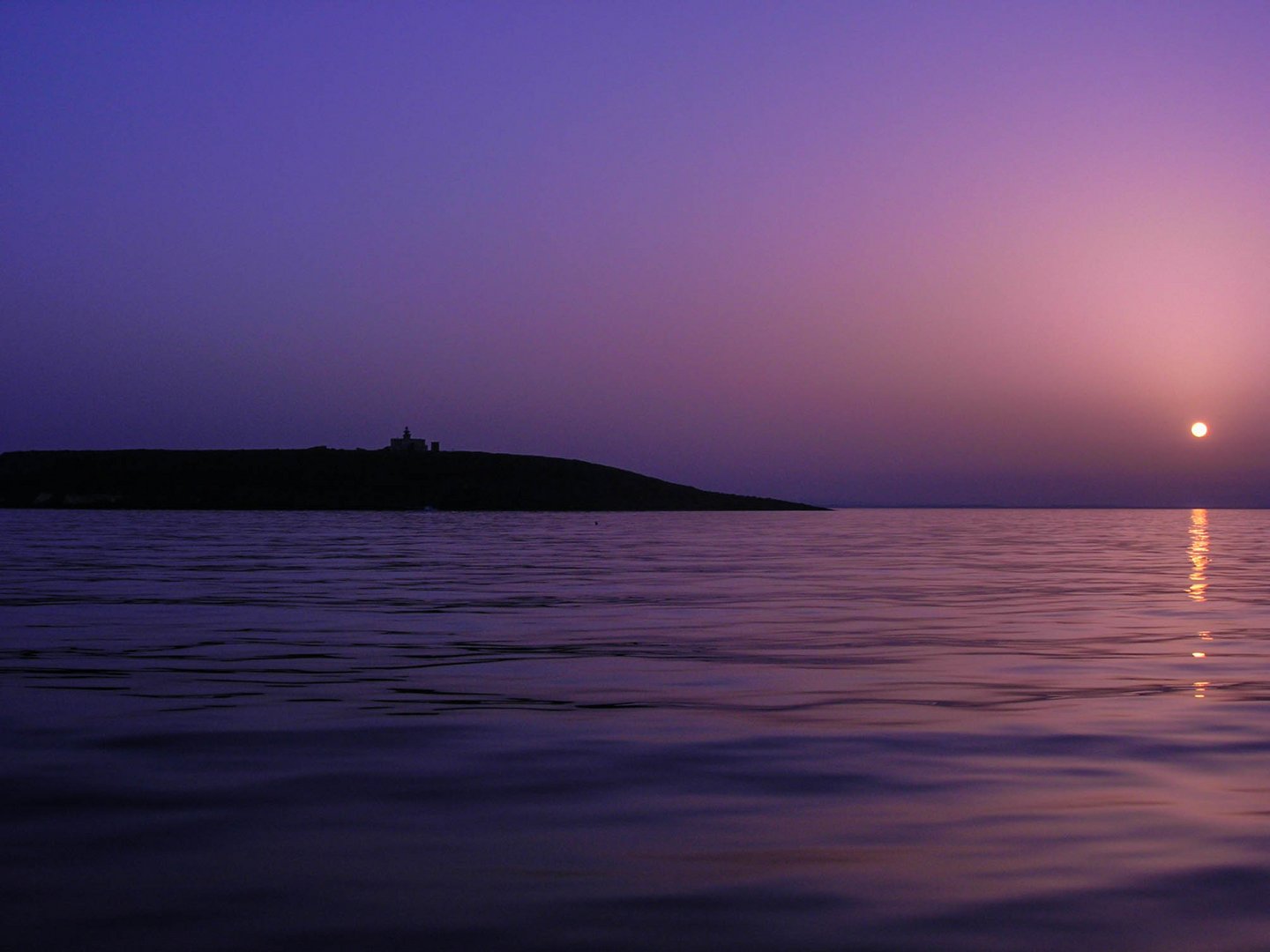 Alba viola a Capo San Marco