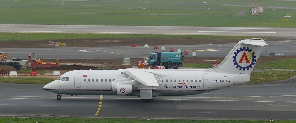 Albanian Airlines, BAe146-300, Reg.ZA-MEV