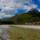 Albanian Alps - River Valbona by the village Valbona