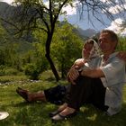 Albanien - Bauernpaar, posierend
