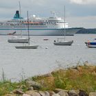 "ALBATROS" auf Reede vor Eckernförde