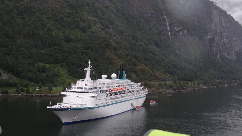 Albatros im Geiranger Fjord