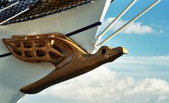 Albatross - Bugfigur der Gorch Fock