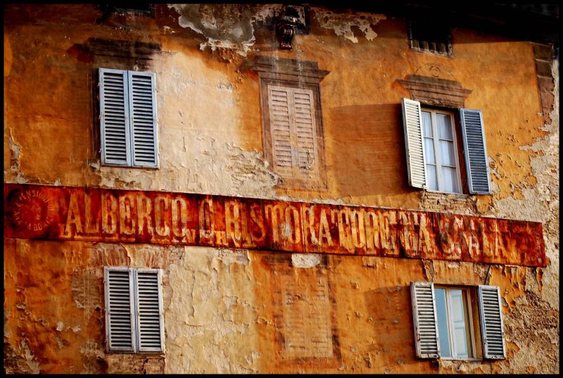 Albergo in der Abendsonne