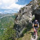 Albert auf dem Bocca-di-Fobbia-Trail am Gardasee