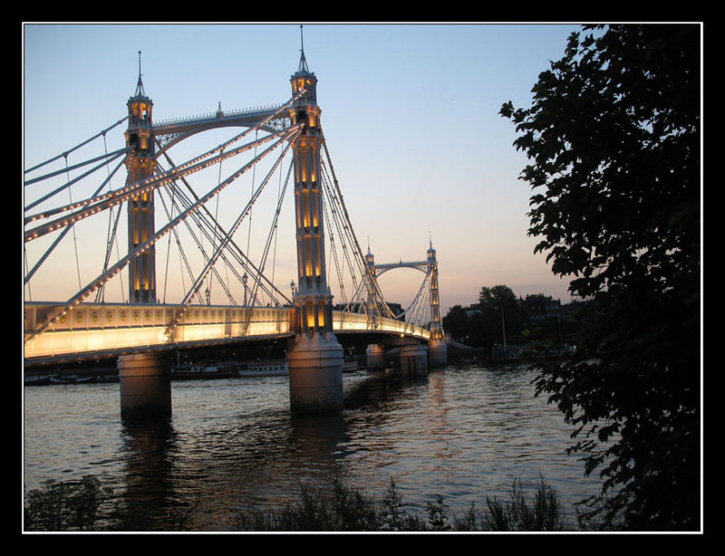 Albert Bridge in Chelsea