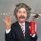 Albert Einstein . E= mc²