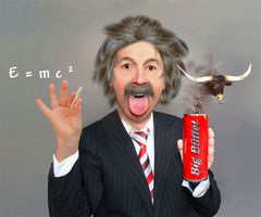 Albert Einstein . E= mc²