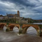 Albi lors de la montée des eaux du Tarn fin novembre !