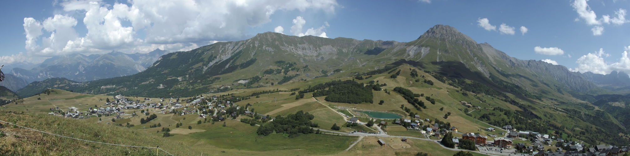 albiez montrond vu d'en haut