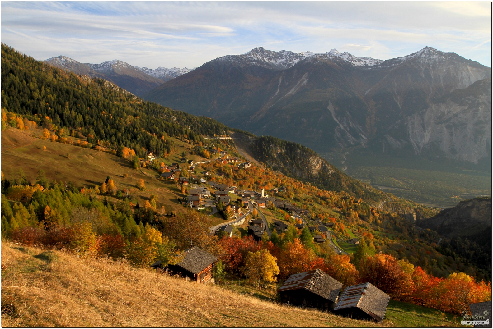 Albinen im Herbst