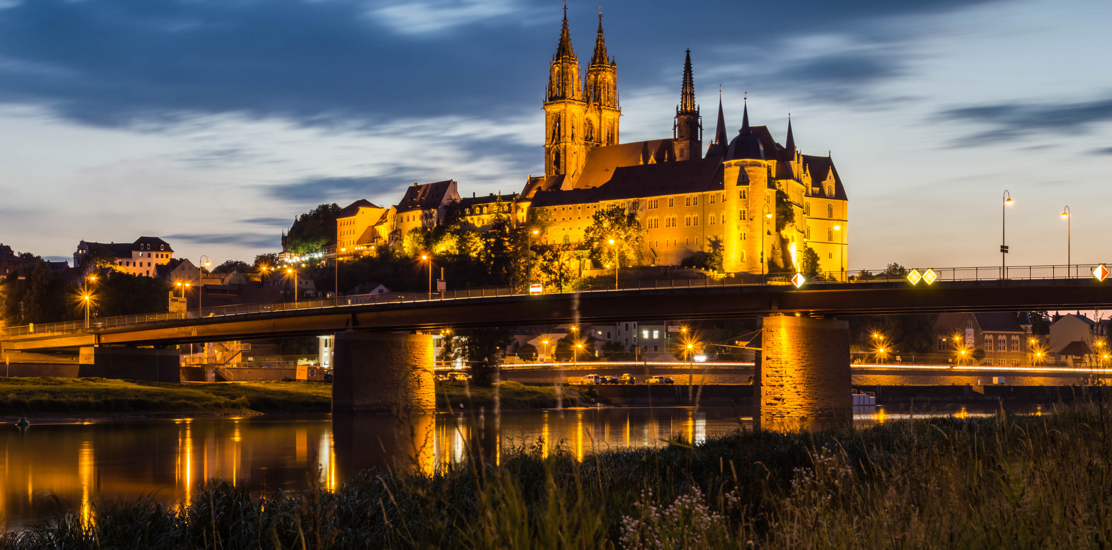 Albrechtsburg bei Nacht