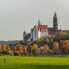 Albrechtsburg Meißen herbstlich gerahmt