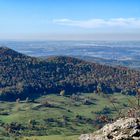 Albtrauf, am Breitenstein, Blick auf Teck