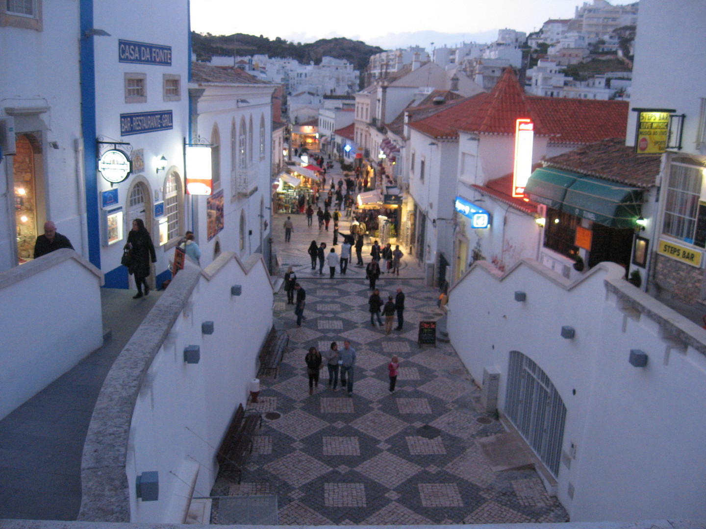 Albufeira auf dem Strandtunnel