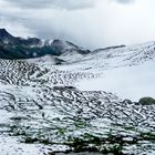 Albulapass bei Tauwetter