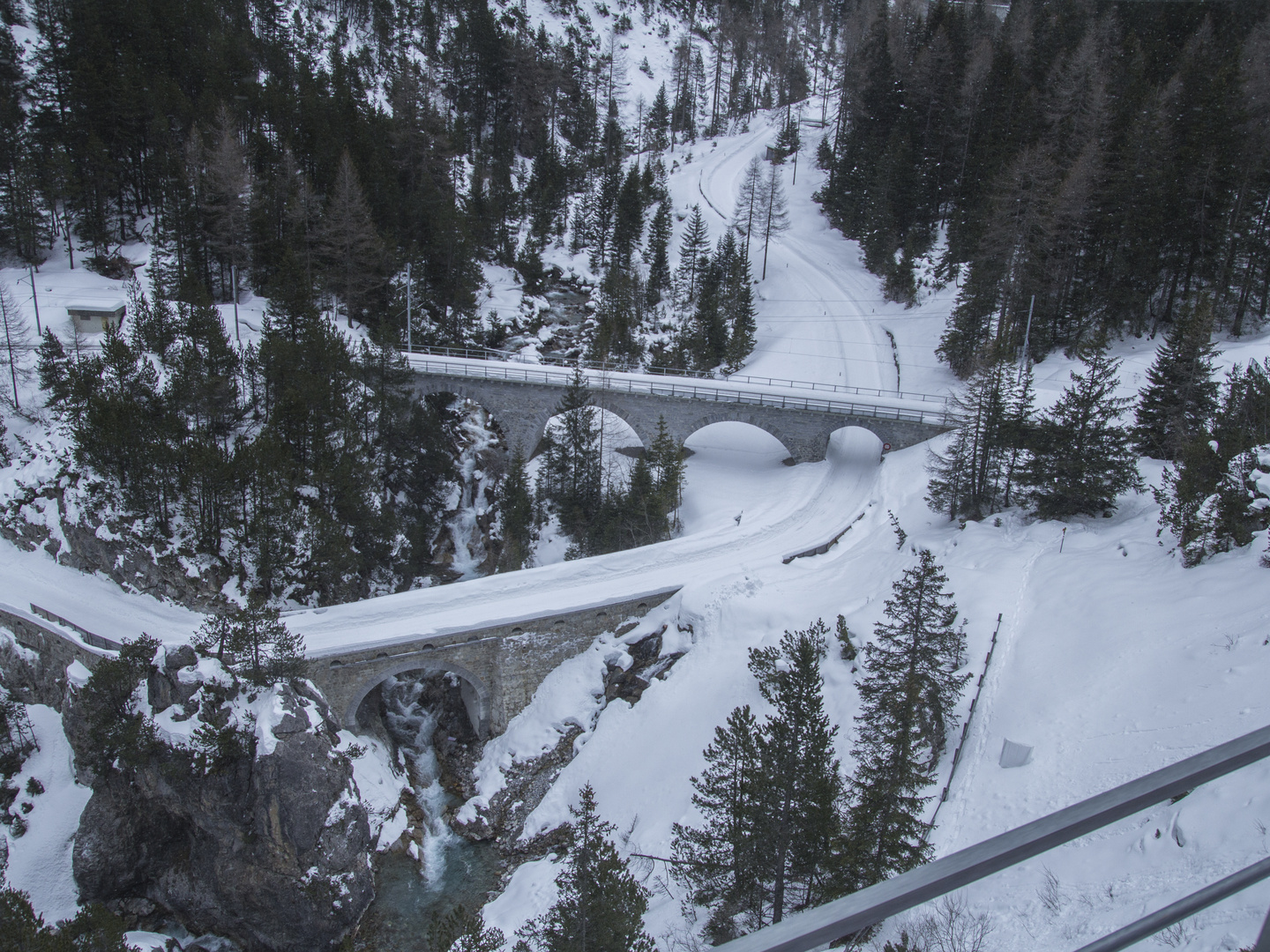 Albulastrecke zwischen Preda und Bergün