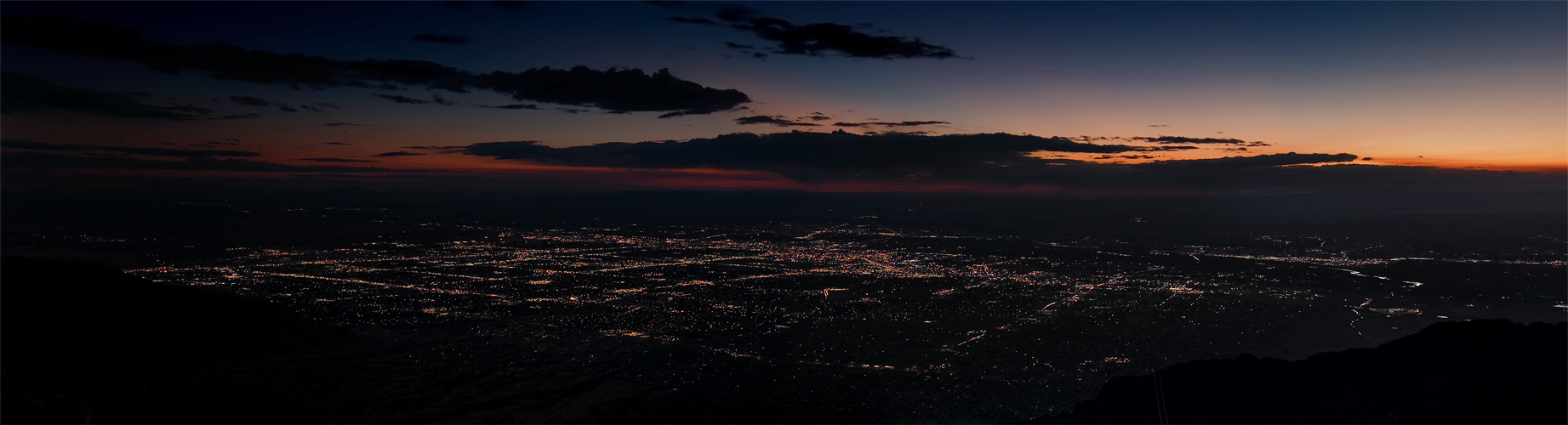 Albuquerque at sunset