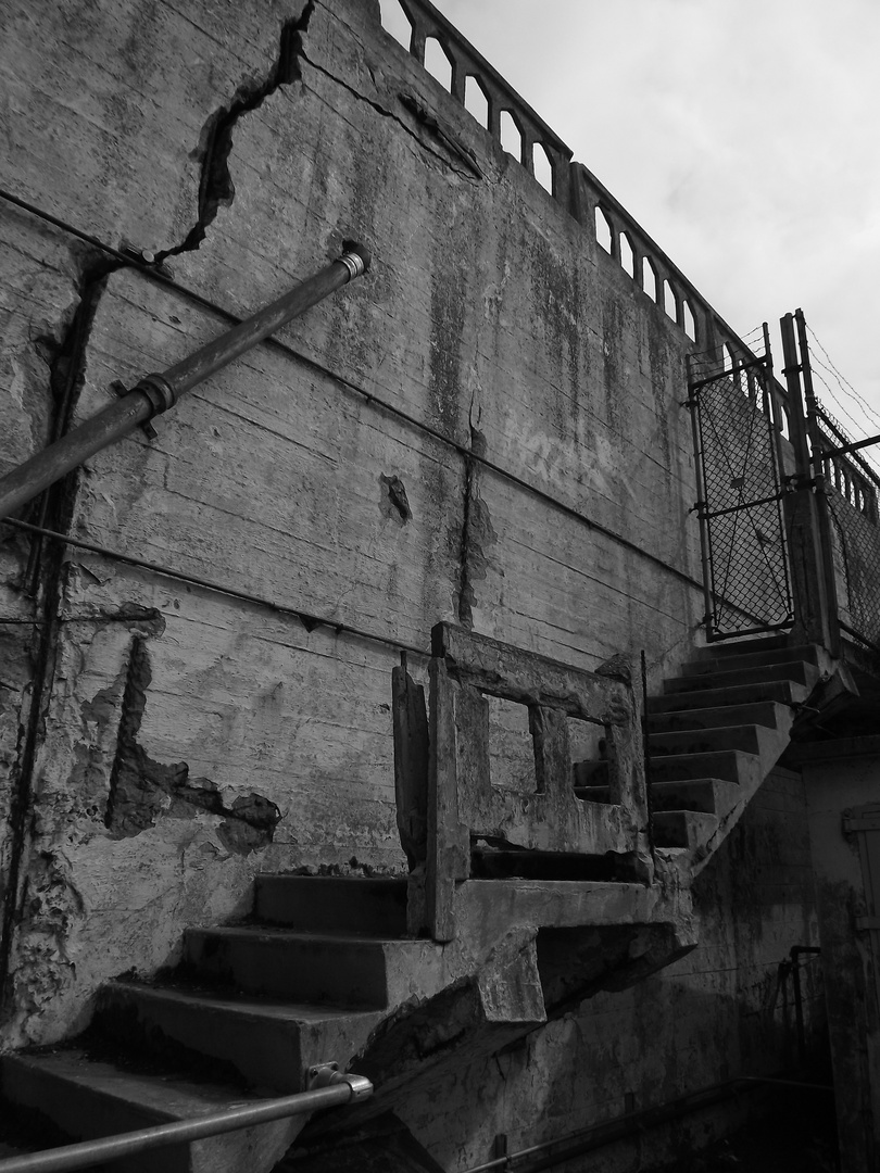 Alcatraz Hof Treppe