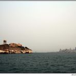 Alcatraz Island im Abendlicht