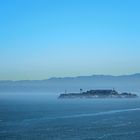 Alcatraz vom Dunst umgeben !