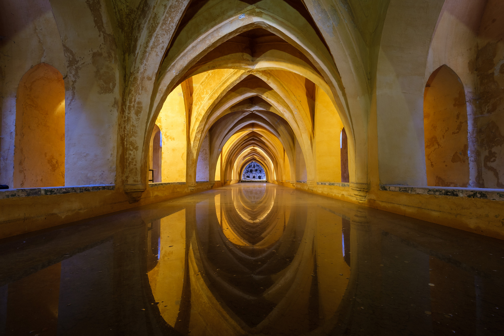 Alcázar von Sevilla - Kellergewölbe 