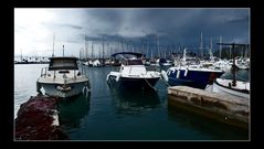 Alcudiahafen vor dem Gewitter