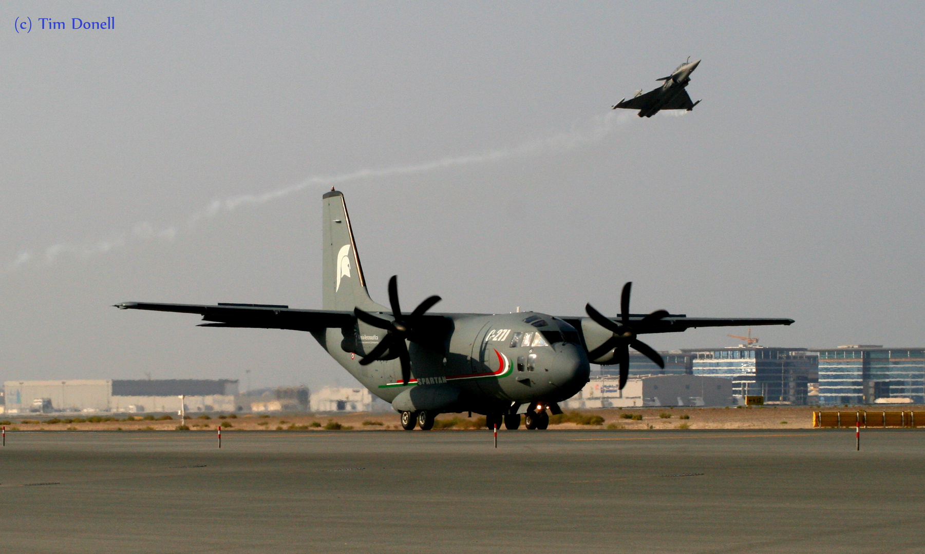 Alenia C-27J Spartan (CSX62127) Italy Air Force & Dassault Rafale B (113-IK) France Air Force